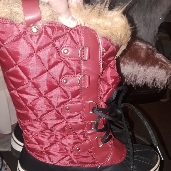 Plus Size Women's winter warm fax fur winter rain/ - Picture 2 of 8